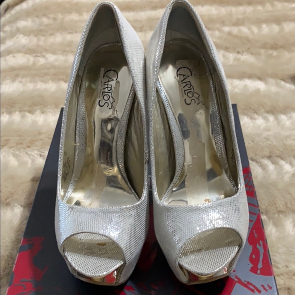 Peep Toe Platform Pumps